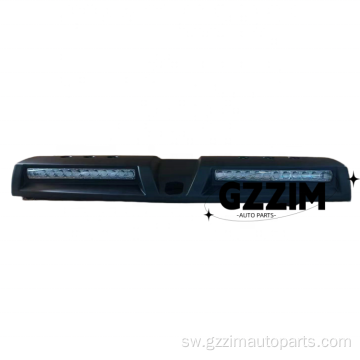Triton L200 Matte Nyeusi ya Front Forpor Spoiler Mwanga